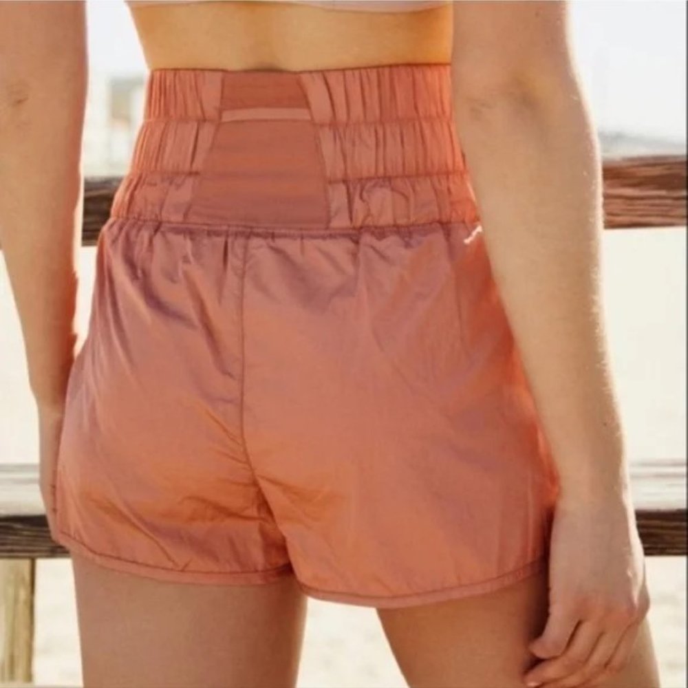 FP Movement | Free People The Way Home Shorts In Brushed Apricot - Picture 3 of 14